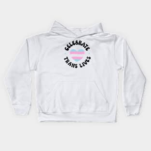 Celebrate trans lives Kids Hoodie